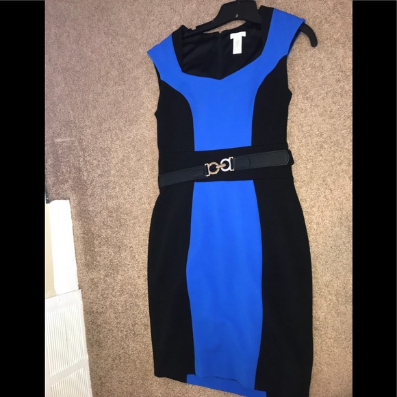 Cache Dresses & Skirts - Perfect royal blue and black dress